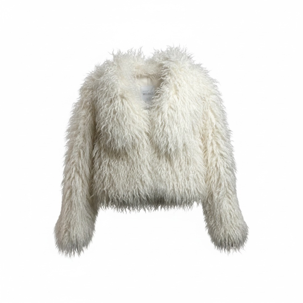 Chic Women's Teddy Jacket - Cream